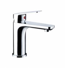 Miscelatore Lavabo Bagno Monocomando Serie Prestige Finitura Cromata