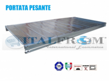 Ripiano completo lunghezza  120 x  Profondità 30 cm per scaffalature metalliche industriali - PORTATA RIPIANO 320 Kg