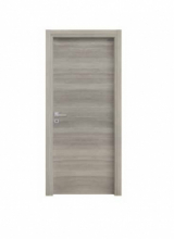 PORTA A BATTENTE IN MDF LINEA ECONOMY FINITURA ROVERE GRIGIO