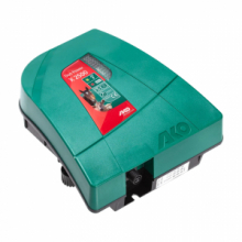 Elettrificatore (generatore impulsi) AKO Duo Power X 2500, 2,5 Joule, con due modalità di alimentazione: dalla rete di 230 V o dalla corrente continua di 12 V.