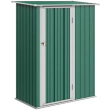 Casetta Porta Attrezzi Capanno in Acciaio Impermeabile 142x84x189cm