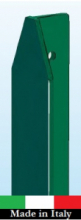 Paletto Recinzioni a "T" in Ferro Plastificato Verde-Sezione mm35X35X3,5-Altezza 225 cm