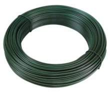 Filo di Legatura Plastificato Verde - Diametro 1,8 mm - per Recinzioni in Rete Metallica  -  Matassa da 100 mt