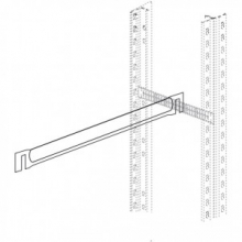 TUBO APPENDIABITI DA 90 CM per scaffali componibili