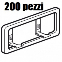 z CONFEZIONE 200 pz PORTATICHETTA, PORTAPREZZO, PER RIPIANO SERIE 15 e 36 per scaffali componibili