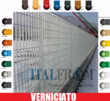 Pannello Recinzione Modulare in Grigliato Zincato Verniciato Classic- Maglia:mm69X132 - Misura:mm1992x 930 h