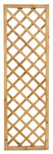 Pannello Grigliato Diagonale in Legno di Pino Impregnato per Giardino - cm 40x180h