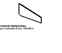 DIVISORIO AGGIUNTIVO PER CASSETTIERA PROFONDITA' 30 cm