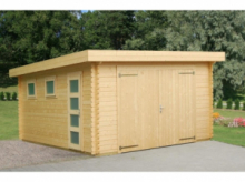 Garage in Legno d' Abete Nordico(44mm) - cm 380x570 cm - ITALFROM30