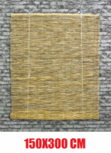 Arella Stuoia Canniccio Cannette in Bambù con Carrucola 150x300 cm