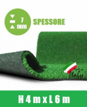 Prato Sintetico Artificiale ITALFROM® - Misure: H4,00 X 6 m - Spessore:7 mm