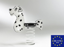 Dalmata a Molla in Polietilene per Parco Giochi per Bambini - ITALFROM®