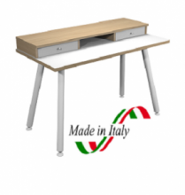 Scrivania con 2 Cassetti per Home-Office 120 X 60 X H.74