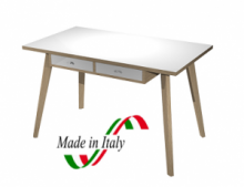 Scrivania con 2 Cassetti per Home-Office 120 X 68 X H.74